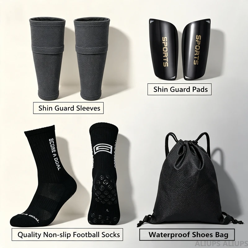 Soccer Leg Pads For Training Shin Pads For Soccer Training Equipment Shin Pads For Feet Shin Guard Sleeves Football Socks