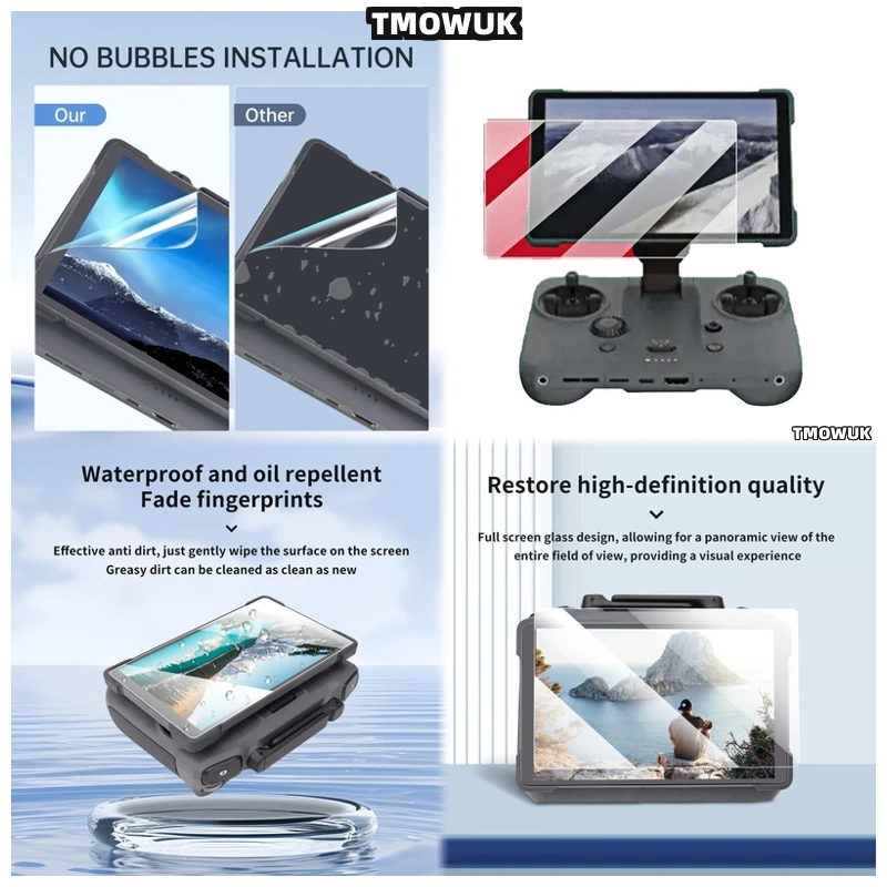 

For DJI RC Pro2 RCPro2 2, Innovative 9H Glass Film, Enhances Durability While Preventing Scratches