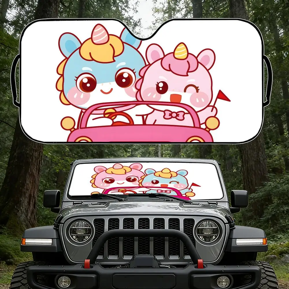 

Солнцезащитный козырек для автомобиля, защита от солнца на лобовое стекло | Складной автомобильный солнцезащитный козырек | Защита от ультрафиолета и солнца для окон P- Pony, защищающая от солнца, для вождения автомобиля