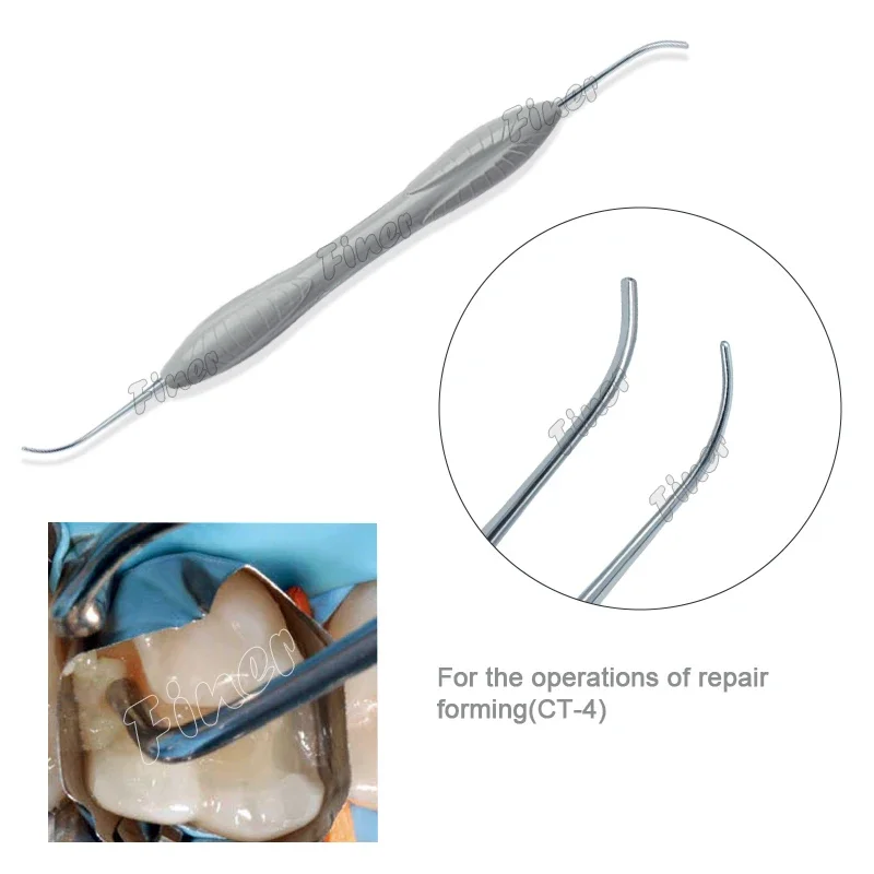Dental Resin Spatulas, Silicone Handle Composite Filling Tool