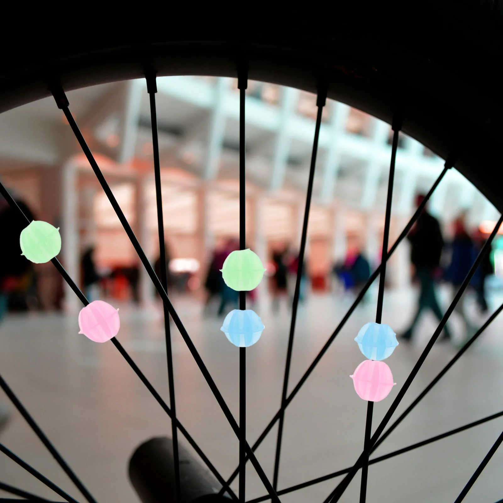 

36 Pcs Tire Decoration Bicycle Spokes Beads Decorations Accessories Clips Plastic Bike for Boys