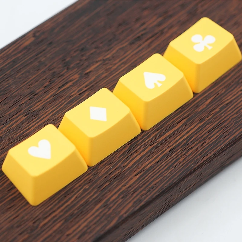 4PCS Gaming Keycaps For Mechanical Gaming Keyboards 1.25U 4 Keys Thick PBT Keycaps Design OEM