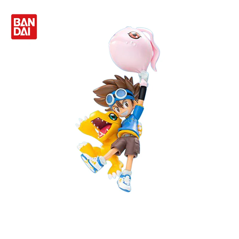 BANDAI Original Digimon Adventure Animation Game Peripheral Toy Agumon Gabumon Boxed Gacha Anime Action Model Figures Collection