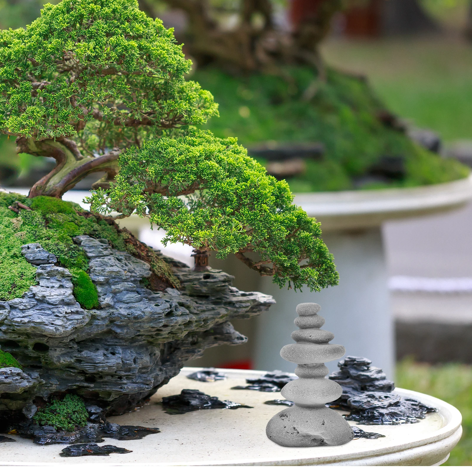 

Simulation Rockery Decorative Stone For Zen Garden Micro Landscape Sand Table Aquarium Bonsai Tank Home Desktop Living Room Yard