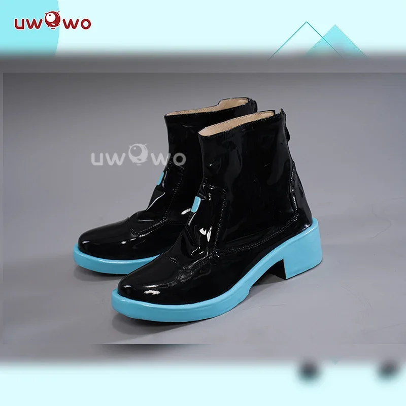 

UWOWO Classicc Mikku Cosplay Shoes Costume Cosplay Shoes Boots Size 35-45 Halloween Cosplay Boots