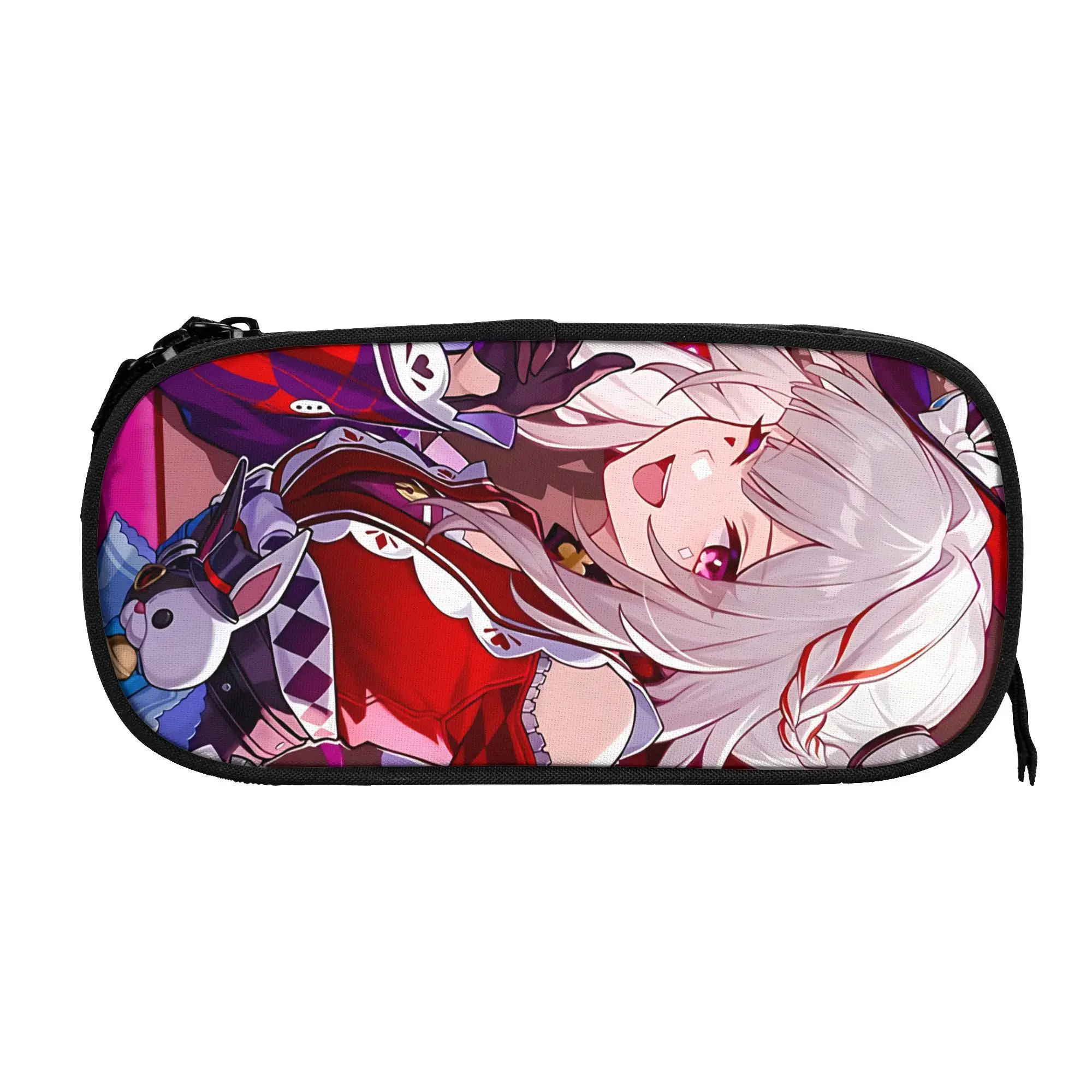 Large Capacity Bags for Child Cartoon Honkai Star Rails Sparkle  School Pencil Bag for Boys Gilrs Kids