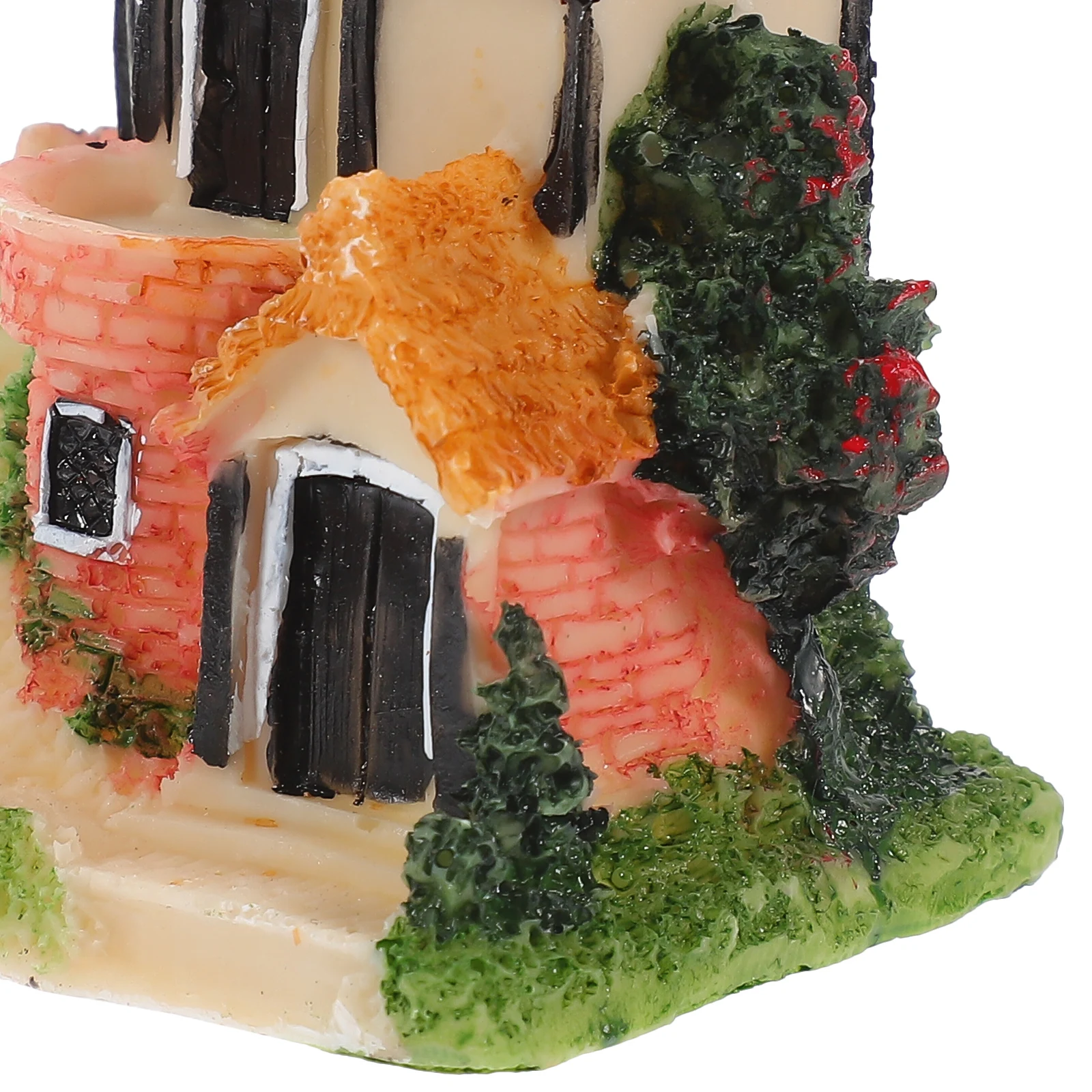 

Micro Landscape Ornaments Portable Mini House Tiny Fairy Cottage Resin Miniature Decor Little