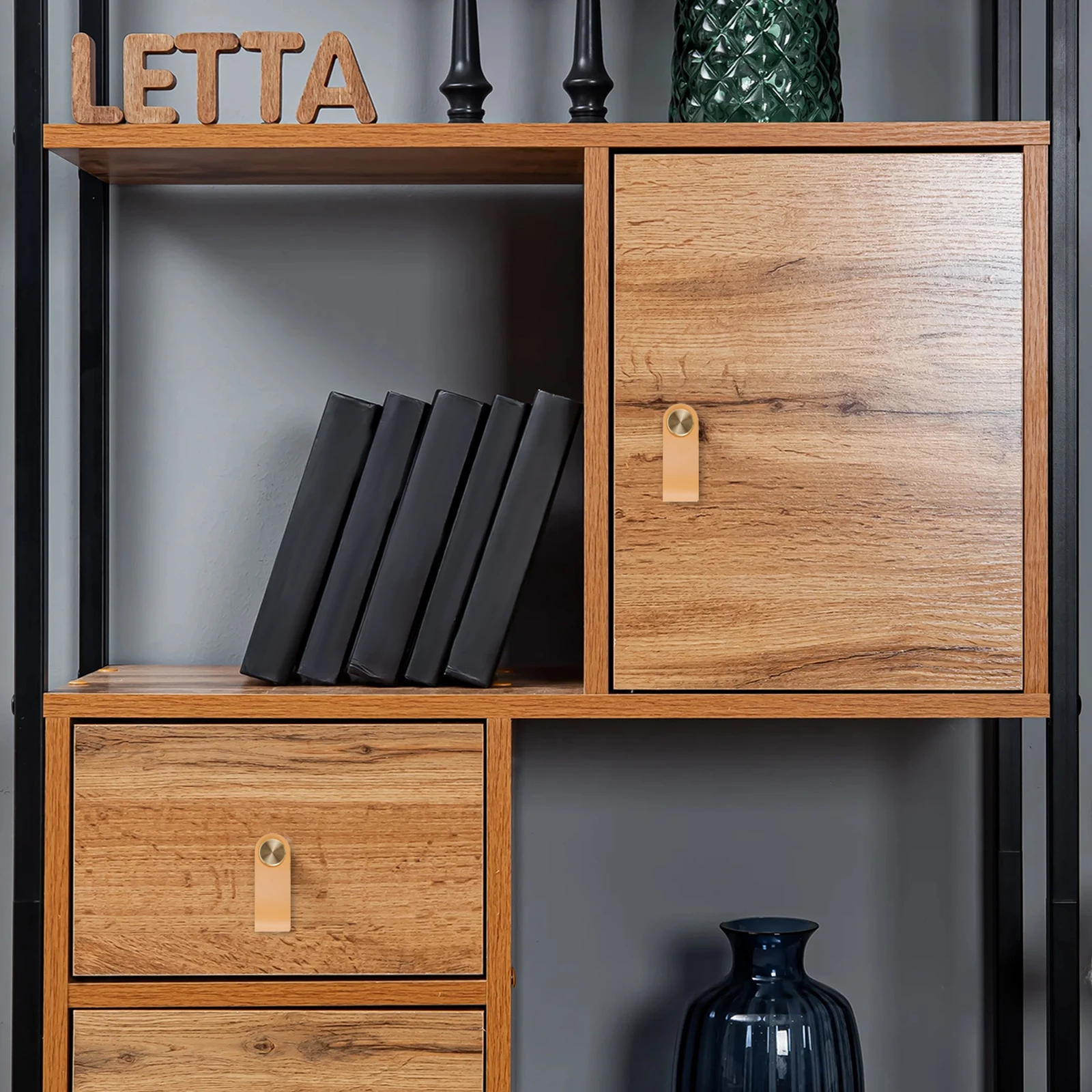 12/6 pçs gaveta de couro puxa puxadores de couro puxadores de armário decorativo guarda-roupa alças para gavetas de armário de cozinha bat