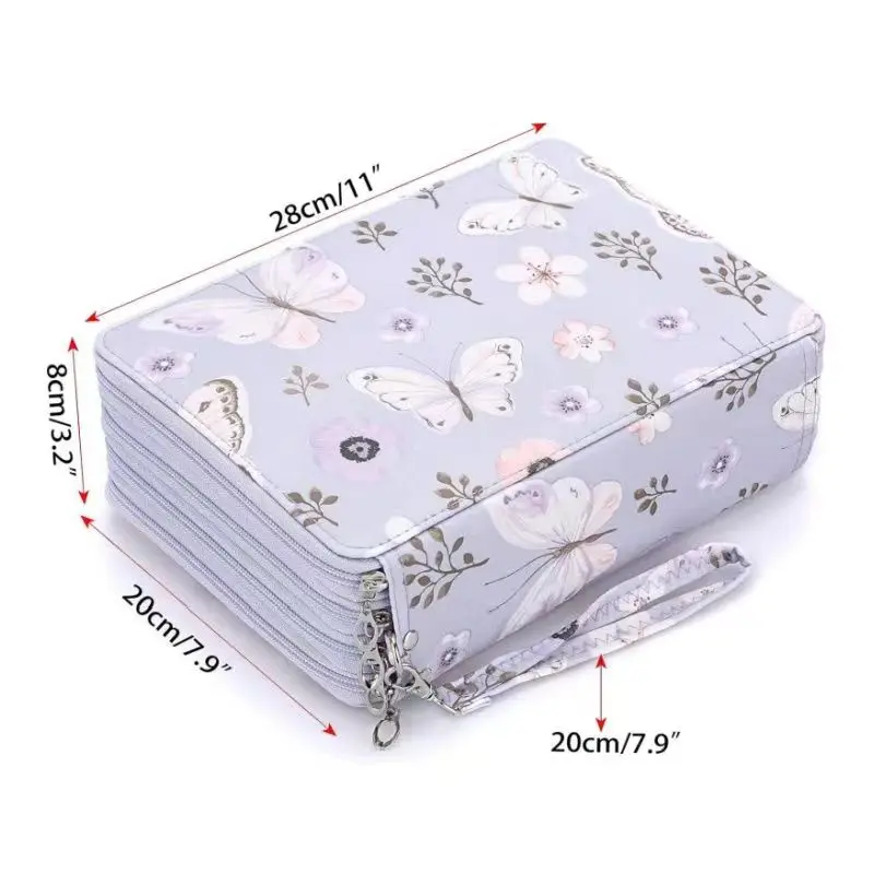 200 Slots School Pencil Case Pencilcase Supplies Large Capacity Stationery Bag Organizer Kawaii Pen Box Artistic Material Kit