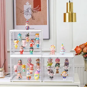 1 قطعة ثلاث طبقات الاكريليك عرض الرف سلم شفاف اليدوية أنيمي سيارة نموذج أعمى مربع تخزين مربع مجوهرات مربع الفرز أعلى 8 مبيعات أكريليك مربع عرض موقف - No1