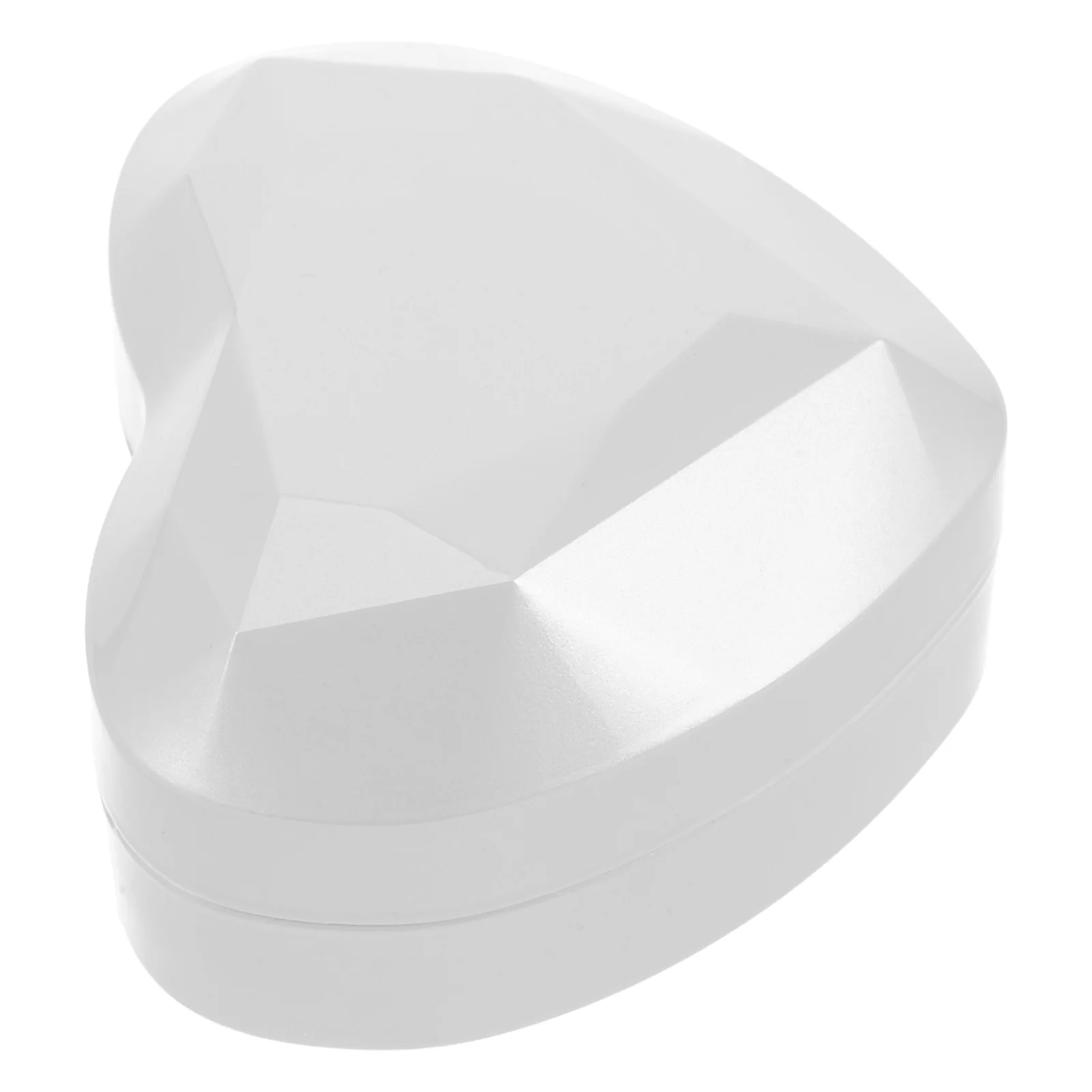 

Ring Box Heart Shaped Necklace Miss Jewelry Boxes for Women Rubber Embryo Display