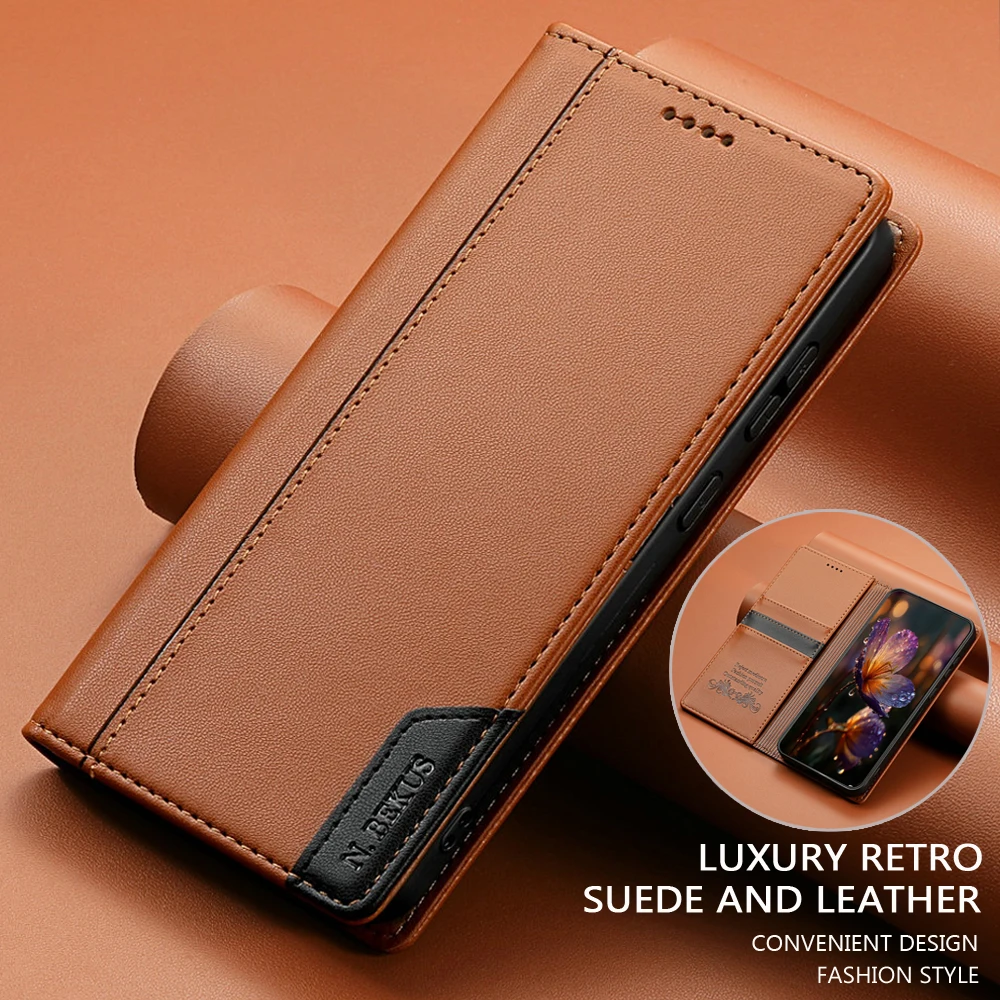 

Note20 Ultra S10 S9 S8 Luxury Case RFID Leather Book Coque for Samsung Galaxy Note 10 Plus Case Phone S10e Note9 20 Flip Cover