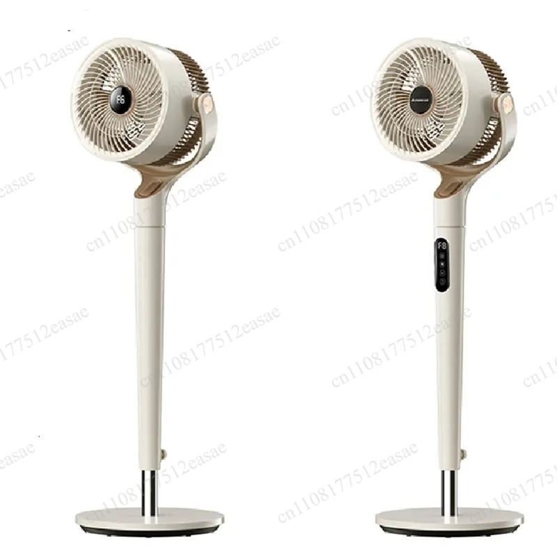 Household Quiet Vertical Turbo Floor Fan Large Airflow Timing Remote Control Desktop Air Circulation Fan