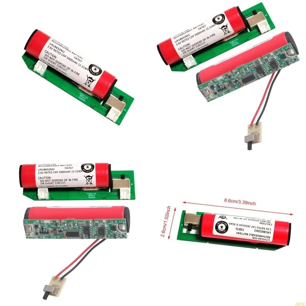 

A0NC 2600mAh/3300mAh Battery Shock Resistant Mainboard Replacement For 870 Trimmer Trimming Professional Accessories