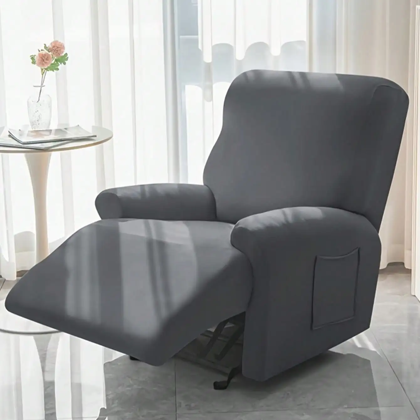 

Elastic split-type full-cover Chivas sofa cover, functional Chivas recliner cover