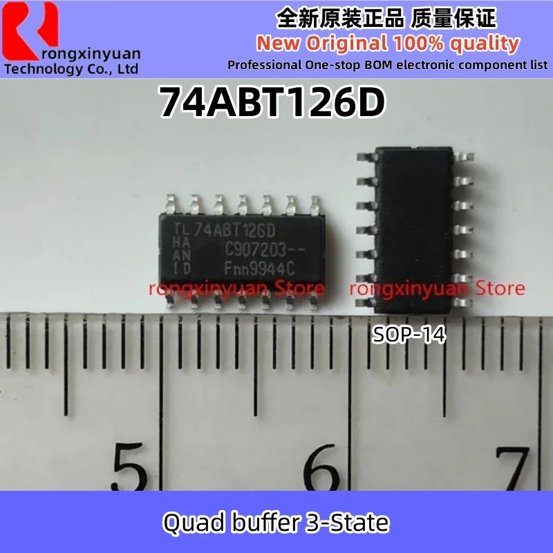 10 Stück 74HCT08D 74HC4066D 74AHC08D 74ABT126D 74HCT125D M74HC04RM13TR 74HC04 M74HC04 SOP-14 74HCT08 74HCT125 Neue 100% Qualität