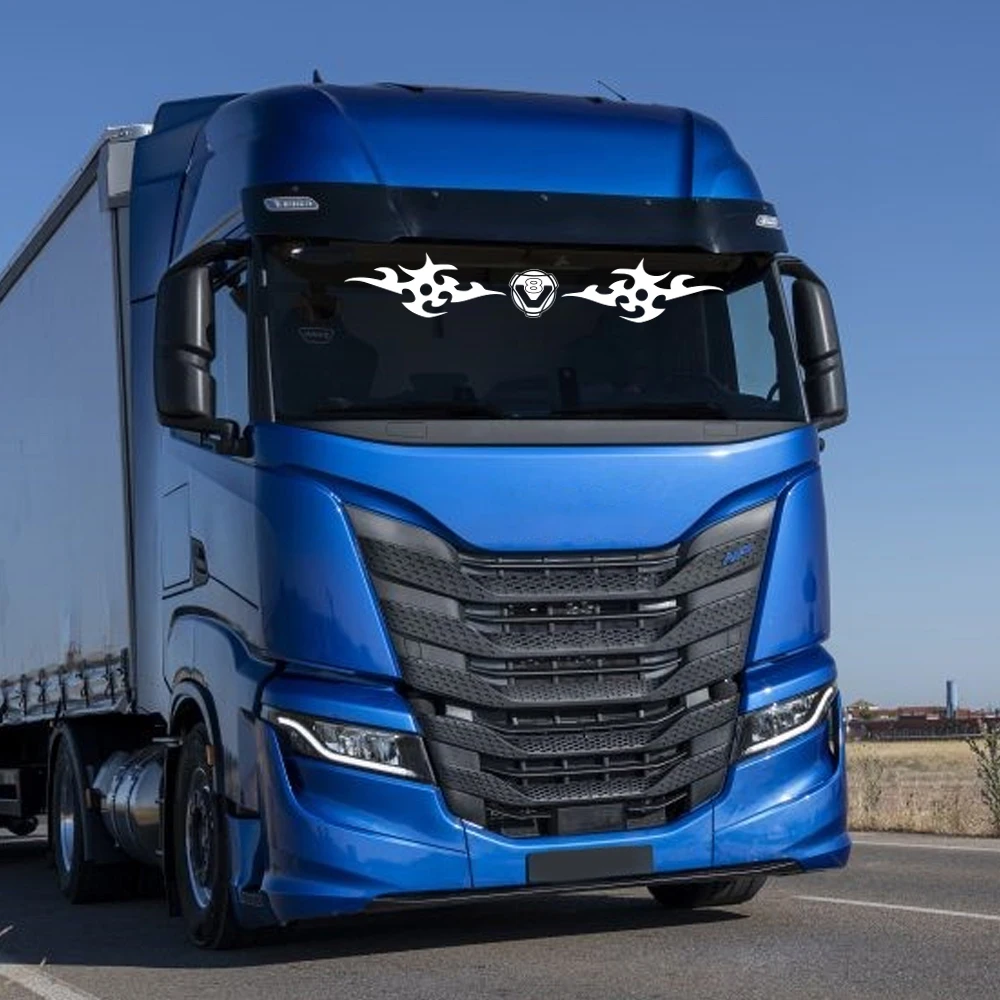 لوحة لاصقة لشاشة الرياح لشاحنة SUPER V8 لنافذة الكابينة الزجاجية لـ HGV MAN DAF SCANIA