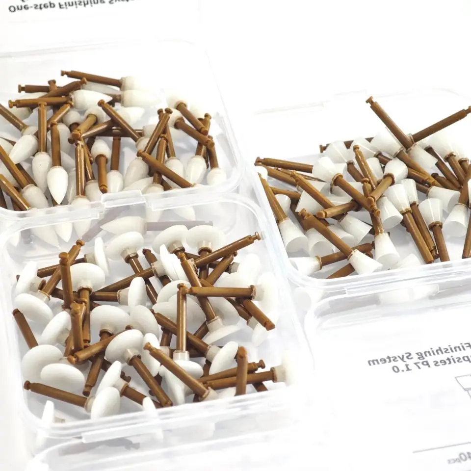 

40x Dental Composite Polisher Discs Cups Points One-Step System for Restoration Finishing Polishing Dentistry Lab Equipment