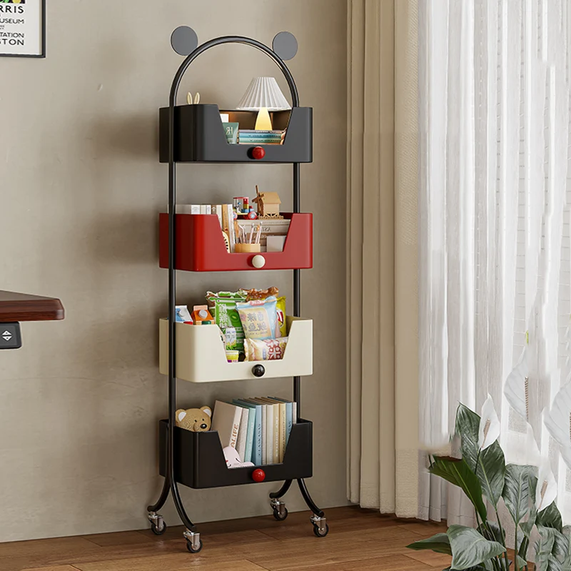 

Storage Metal Display Stand Collection Magazine Kitchen Cabinet Storage Shelves Living Room Outdoor Estante Home Decorations