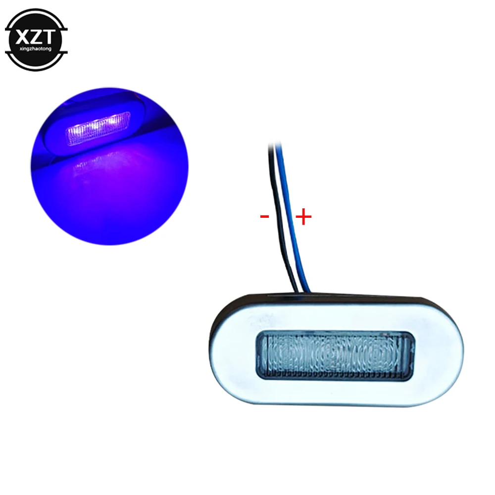 2W 12V DC 3LED Marine Boat Transom LED Stern Light Cold White LED Tail Lamp Turn Signal Lighting Boat Light Yacht