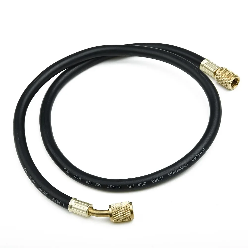 Refrigeration Charging Hose 36 Inch with 600 PSI Rating for R410A For R134a and Heavy Brass Connection for HVAC Use