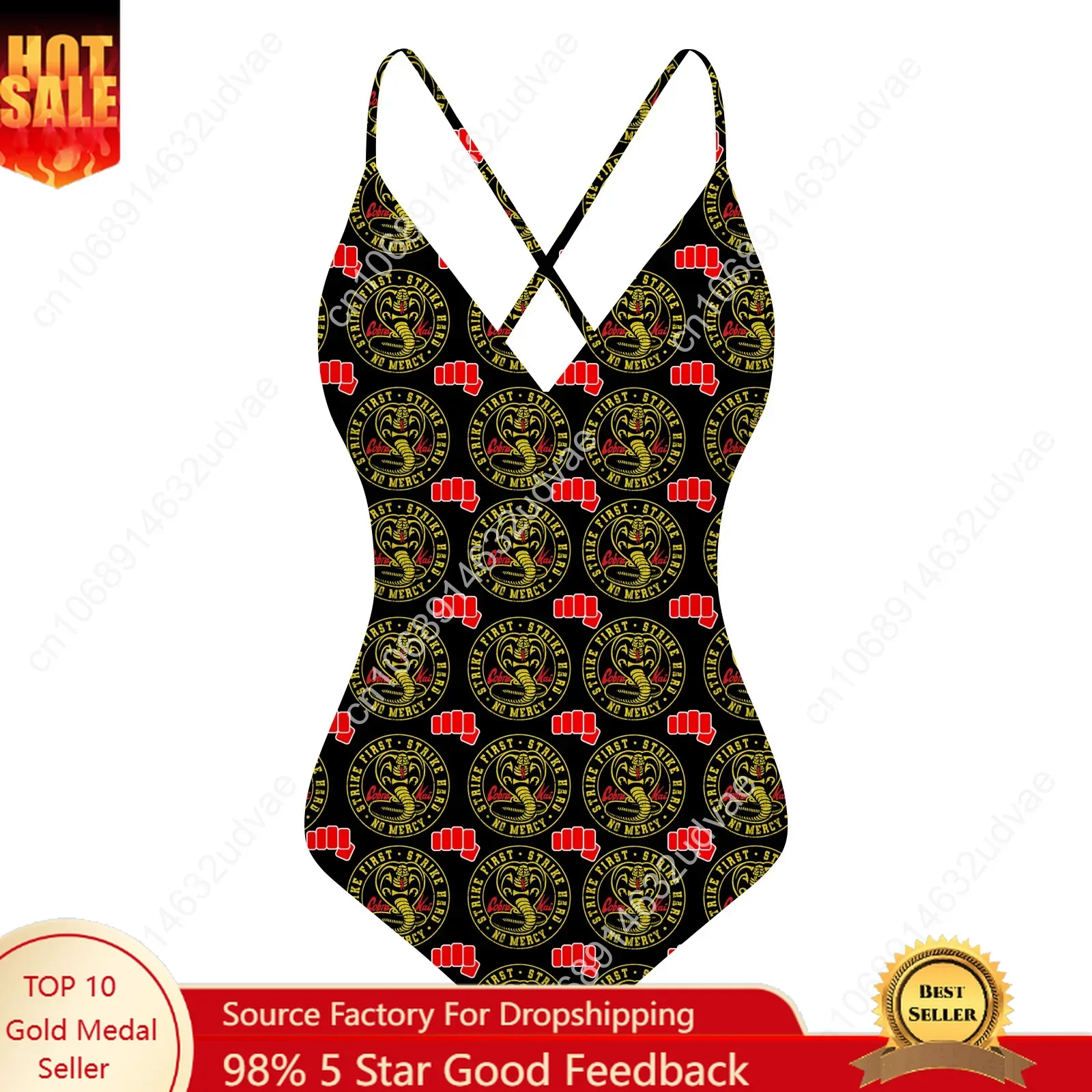 

C-Cobra K-Kai V-neck Halter Back Swimsuit Womens Bathing Suits Personalized Bikini Pool Party Swimwear Custom Made Beachwear
