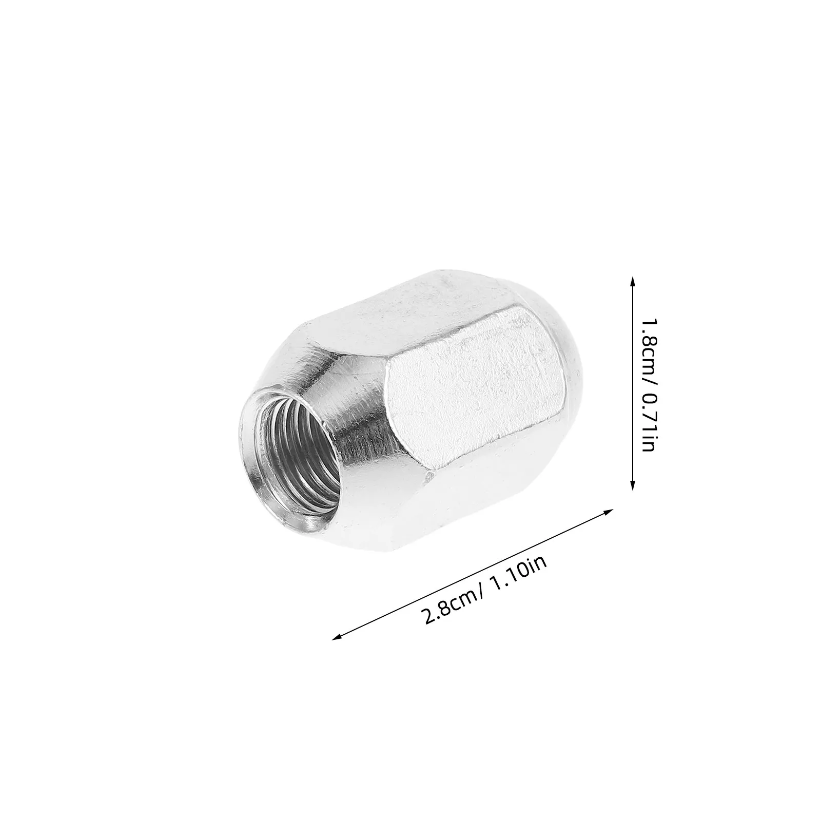 15Pcs Atv Go- Lug Nuts M10 Metal Hex Tire Accessories Replacement Automotive Screw Nut Set Camper Truck Tire Lug Parts