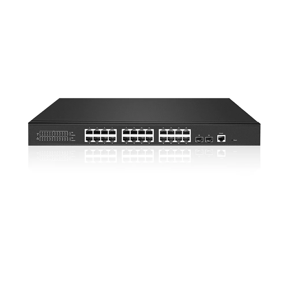 

26-портовый управляемый коммутатор Bullscom L3 | 24×2,5GbE + 2×10Gb SFP+ | Стеллаж для установки | Мульти-Gig | ВИЛЛАН | QoS | Высокоскоростной сетевой коммутатор