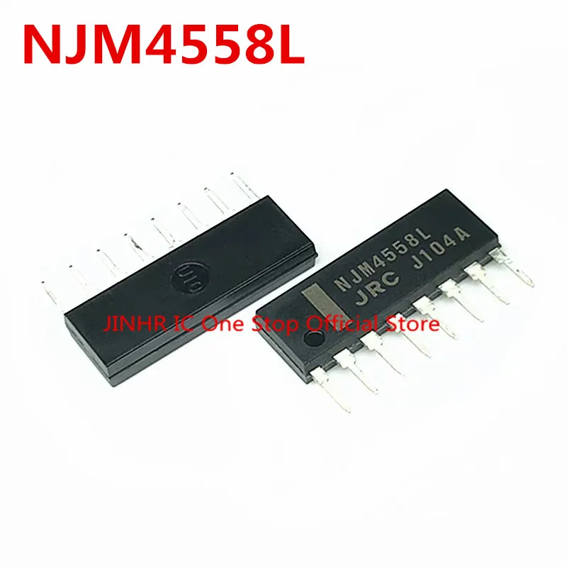 New, 10PCS NJM4558L NJM4558, SIP-8, operational amplifier