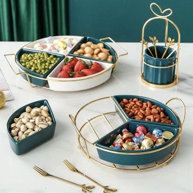 

# Nordic Creative Ceramic Fruit Plate Living Room Coffee Table Creative Internet Celebrity Children's Plate #