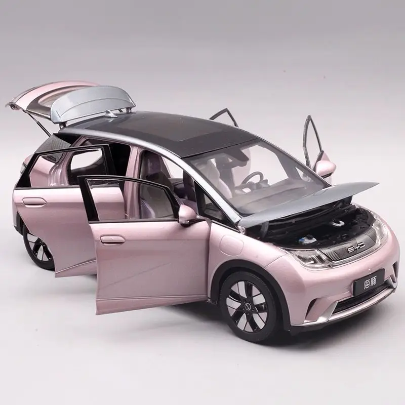 

1:18 BYD Дельфин, модель автомобиля из сплава, литой под давлением металл, мини-мобили, модель автомобиля, высокая коллекция моделирования, детские игрушки, подарочное украшение