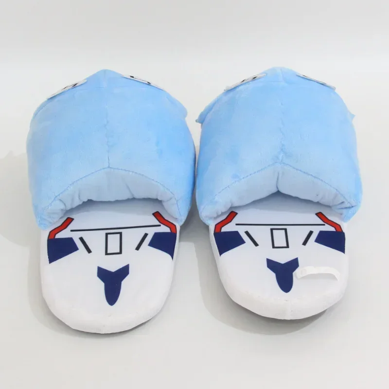 Pantofole in cotone EVANGELION Rei pantofole in peluche Anime per uomo donna Cartoon Fluffy Shoes pantofole da interno per la casa scarpe calde