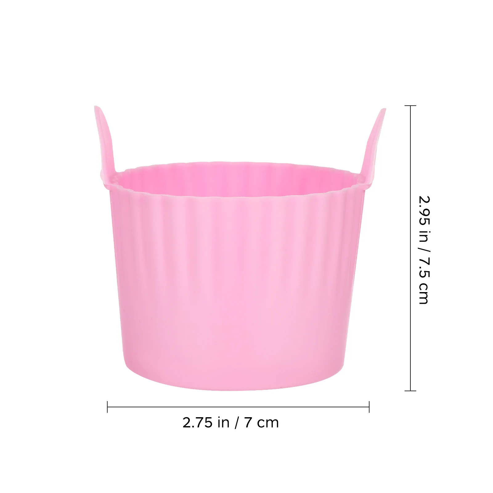 

4 pcs Pink Silicone Muffin Molds Baking Cups Air Fryer Cake Molds Cupcake Shaped Easy Demold Flexible Kitchen Accessories