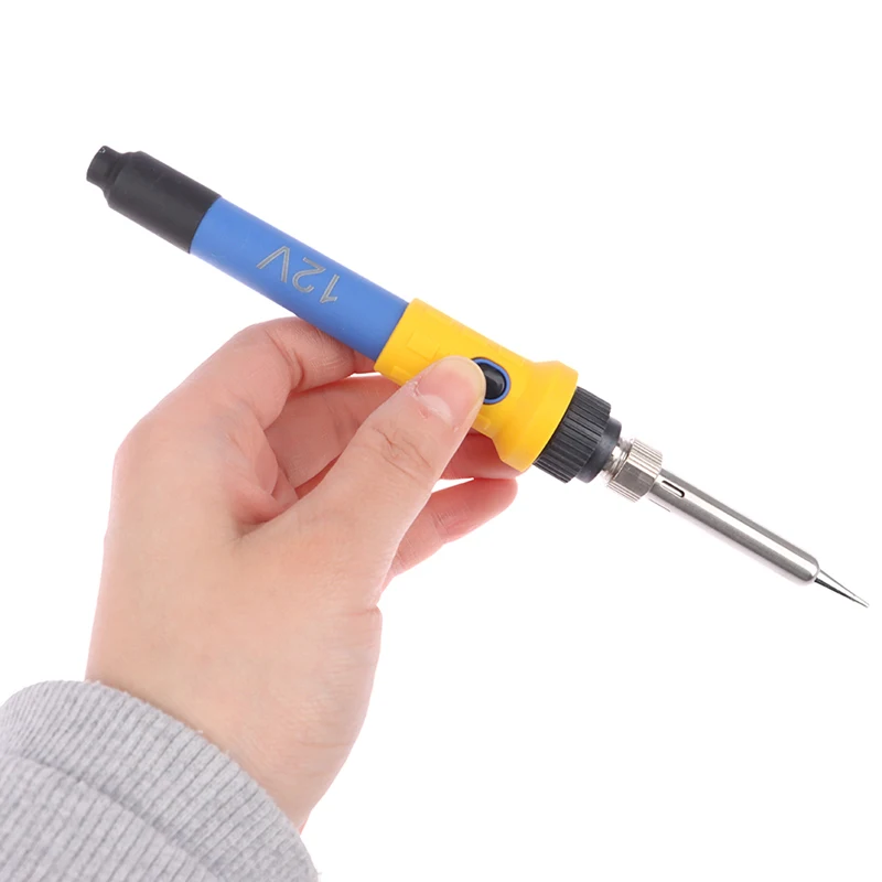 DC 12V Portable Soldering Iron Low-voltage Car Battery 60W Welding Rework Repair Tools