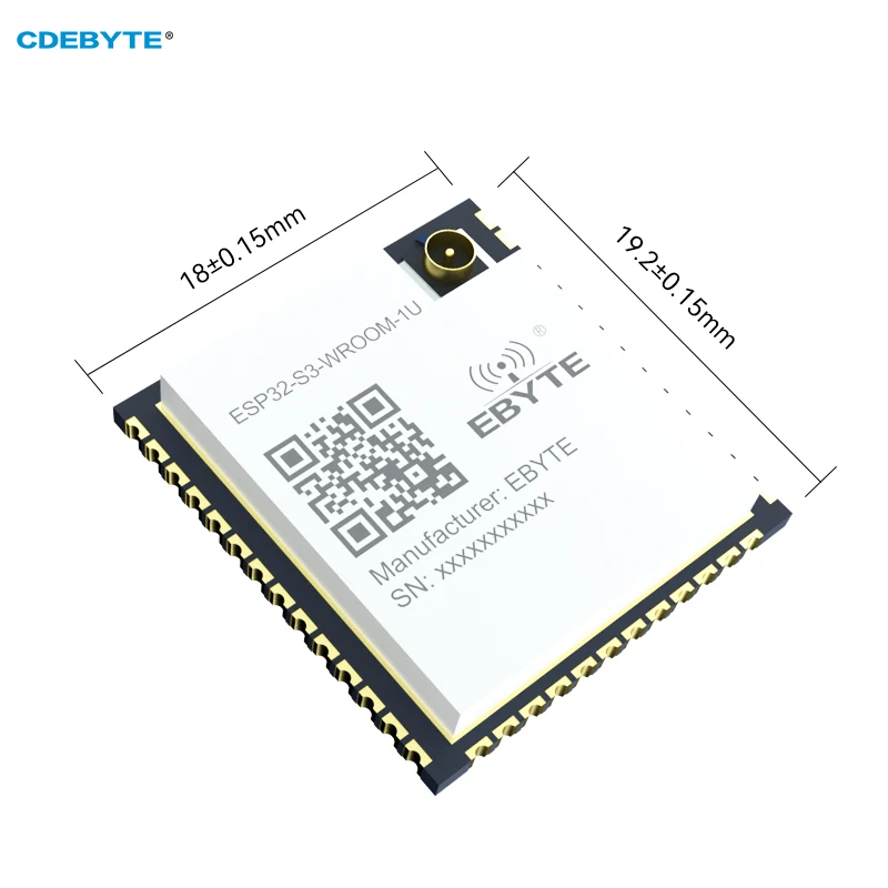 ESP32-S3 Wifi Bluetooth Module CDEBYTE ESP32-S3-WROOM-1U ESP32 FLASH 8MB Dual Core Low Power Consumption IPEX 20dBm 200M