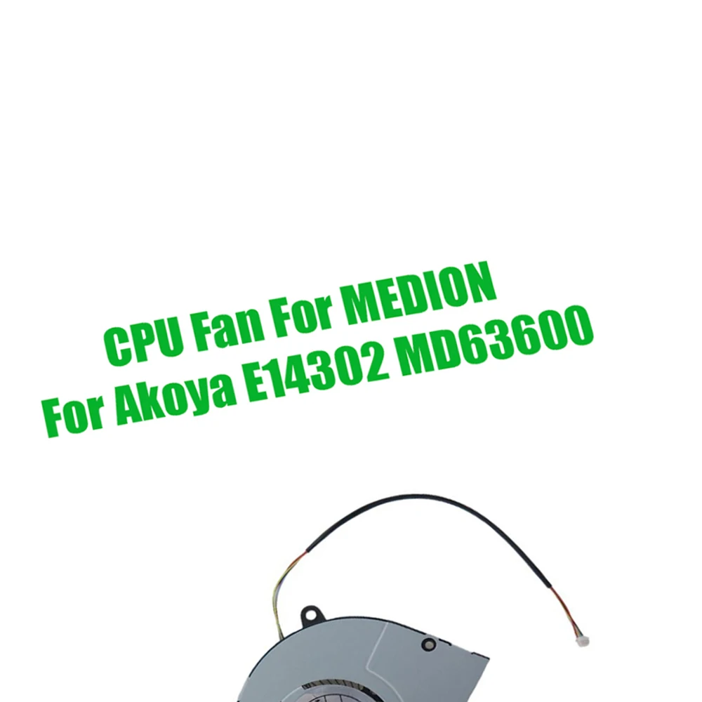 For MEDION For Akoya E14302 MD63600 DC5V 0.5A Replacement Laptop CPU Fan