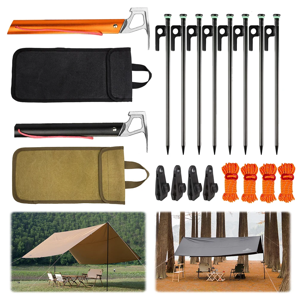 18Pcs Tent Pegs Nai…