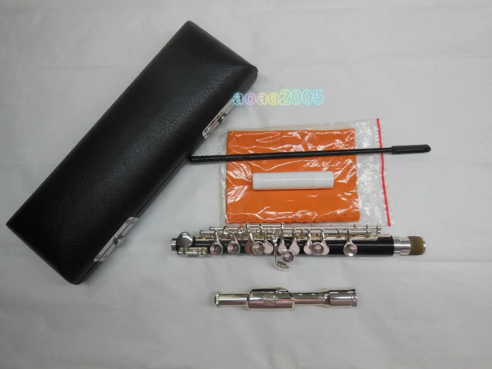 

Piccolo silver plating composite wood pipe body C tone