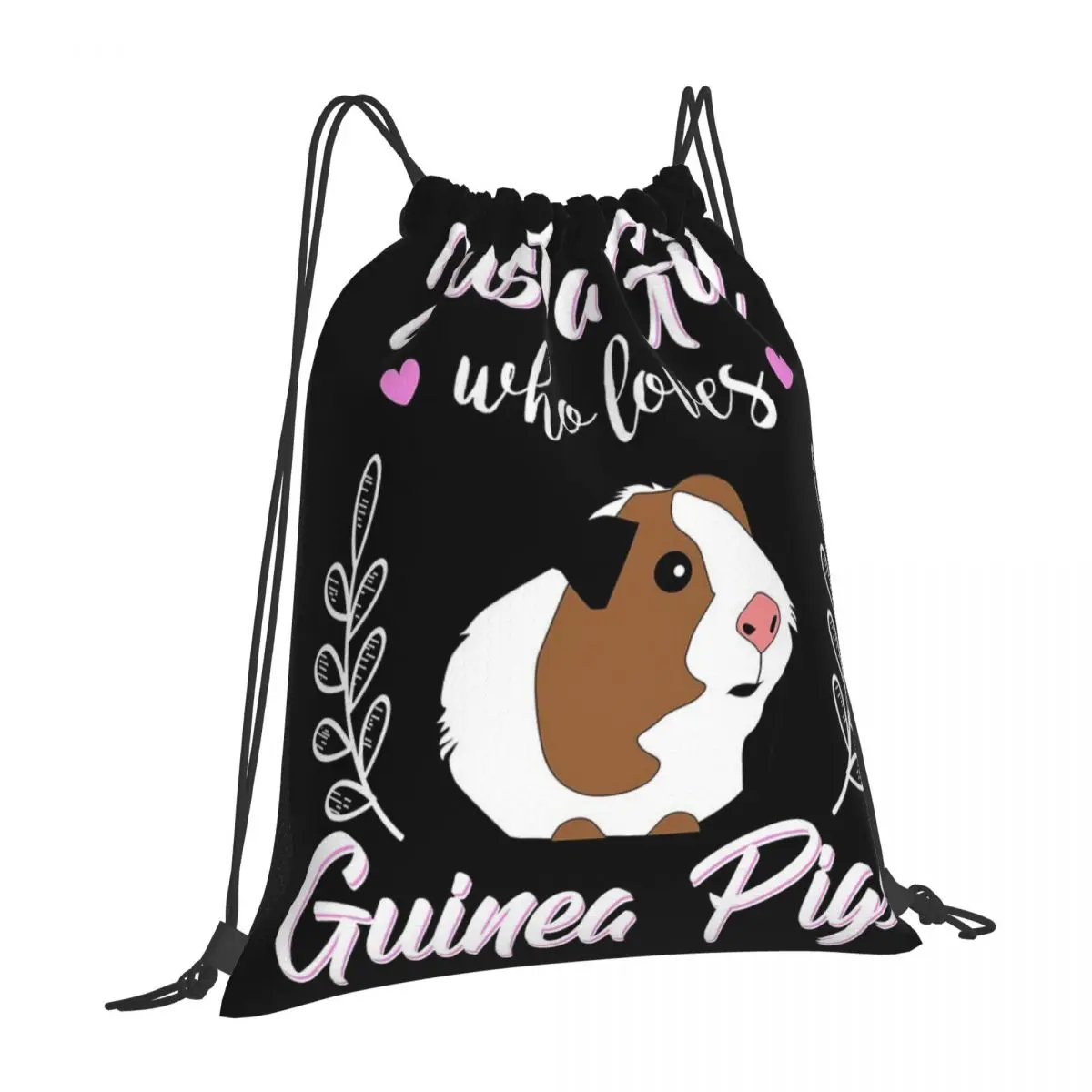 

Guinea Pigs Make Me Happy 203 Drawstring Bag Backpack school fabric bag fabric backpack mens drawstring