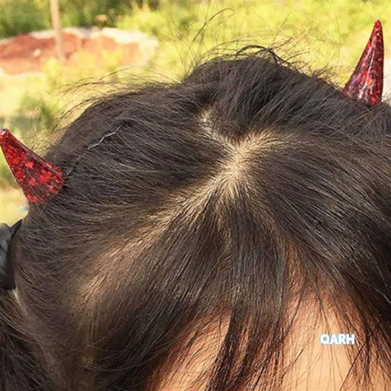 2X 悪魔ホーンシリコーン型動物ホーンペンダントジュエリーメイキング UV 樹脂金型ドームカボションエポキシ樹脂金型