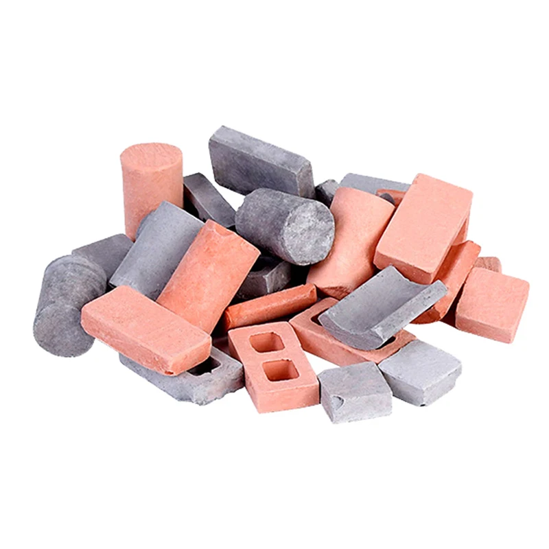 Hot Sale 1Pc DIY Silicone Mini Brick Mold Set for Sand Table Model, Small House Building & Home Decoration