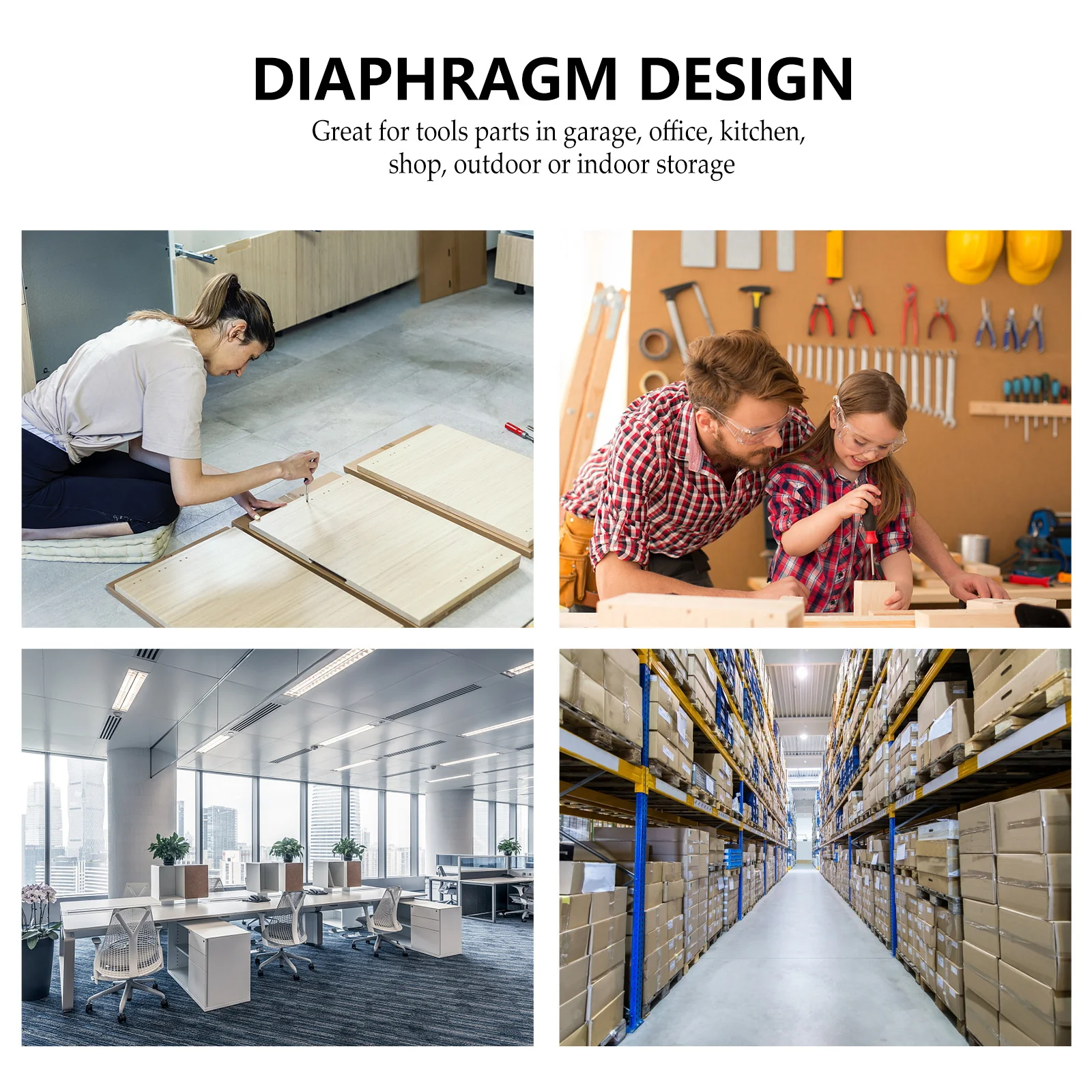 

Box Heavy Duty Plastic Component Organizer Tool Case Parts Storage Screw Storage Organizer Box