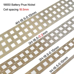 1M/1KG 18650 bateria czysty nikiel odstęp ogniw 18,5 mm bez uchwytu do zgrzewarki punktowej taśma niklowa