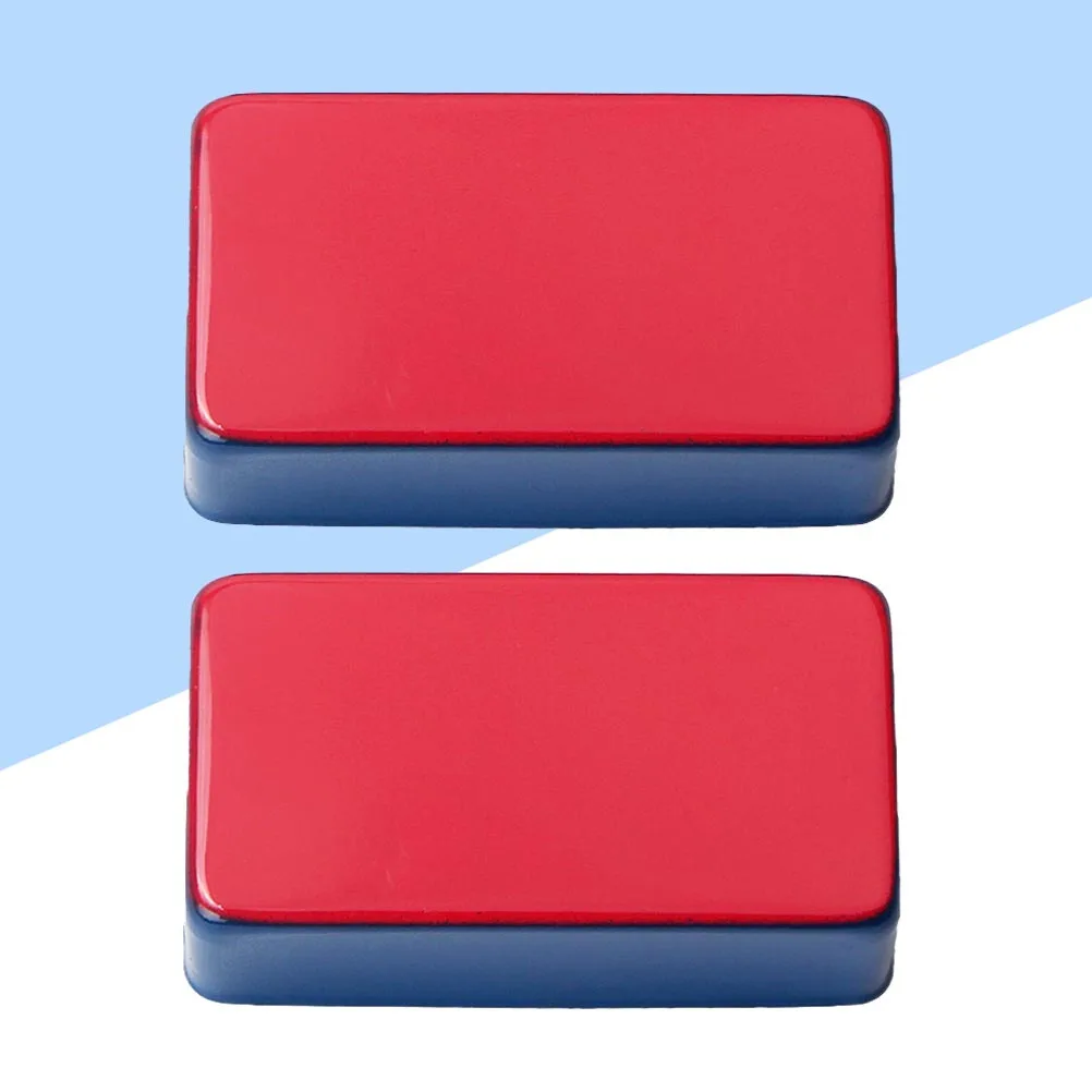 

2Pcs Brass Pickup Covers for Electric Guitar Fully Enclosed Humbucker Cover Red Anti Corrosion Single Coil Pickup