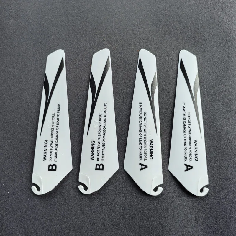 4Pcs AB 9CM Spare Blades Fans Props For R/c Mini Helicopter Rotor Rc CH002 CH023 Drone Copter Toys Spare Parts Accessories