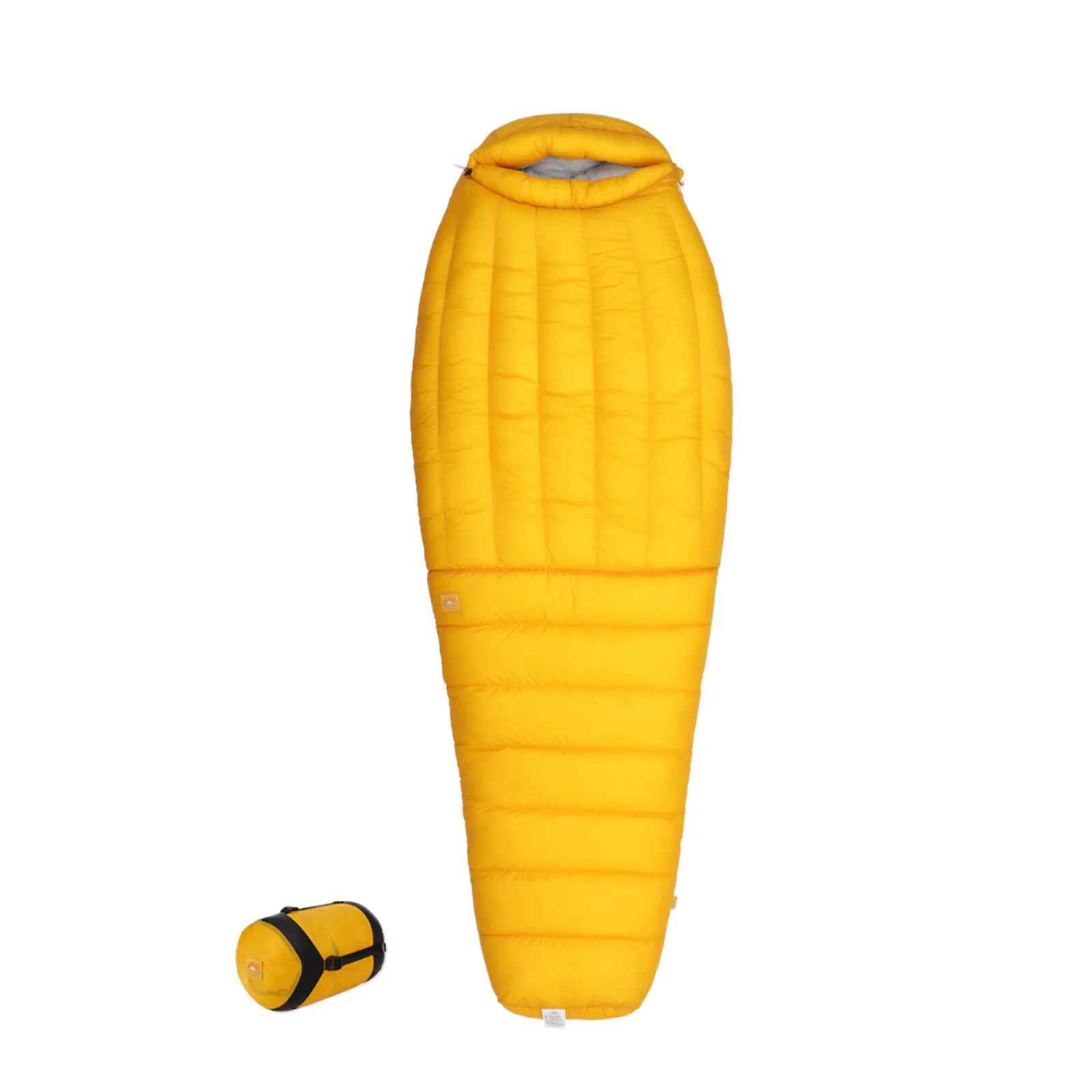 Precio de fábrica momia personalizada 0 grados invierno 95 800 FP saco de dormir de plumas de ganso Camping senderismo para exteriores