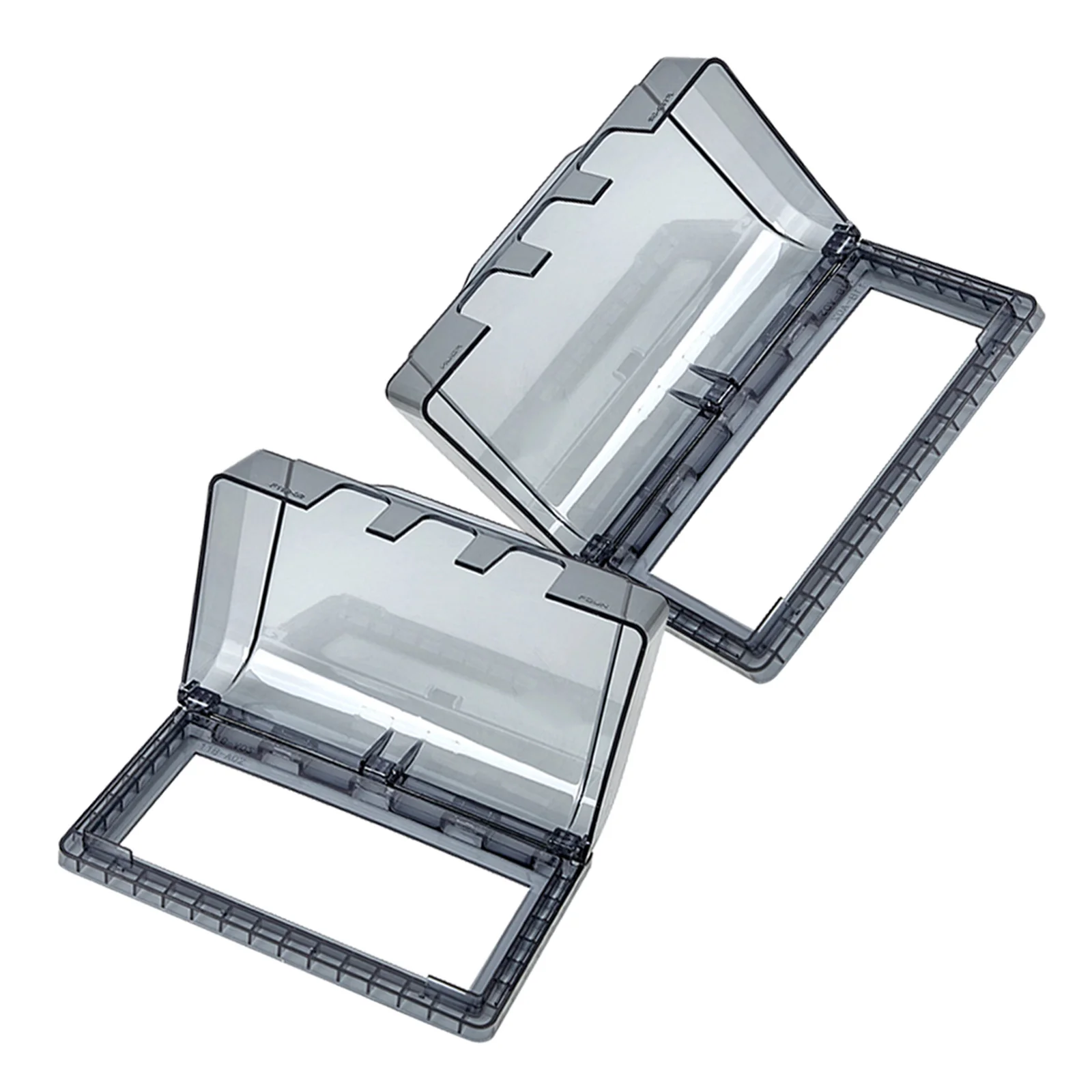 

2 шт. водонепроницаемая крышка розетки прочный ABS защитная коробка для розетки для ванной комнаты брызгозащищенная защита для электрической розетки