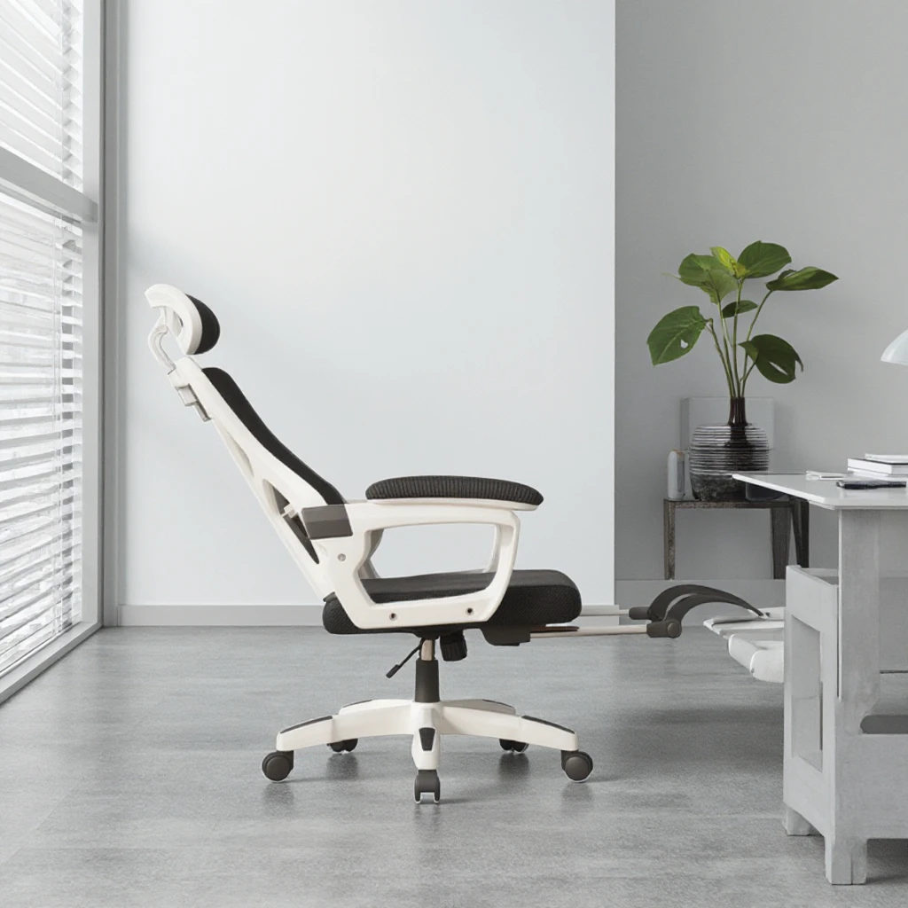 2024 New Design Product Adjustable Waist Support Executive Ergonomic Office Chair Mesh Furniture Rotating Computer Chair
