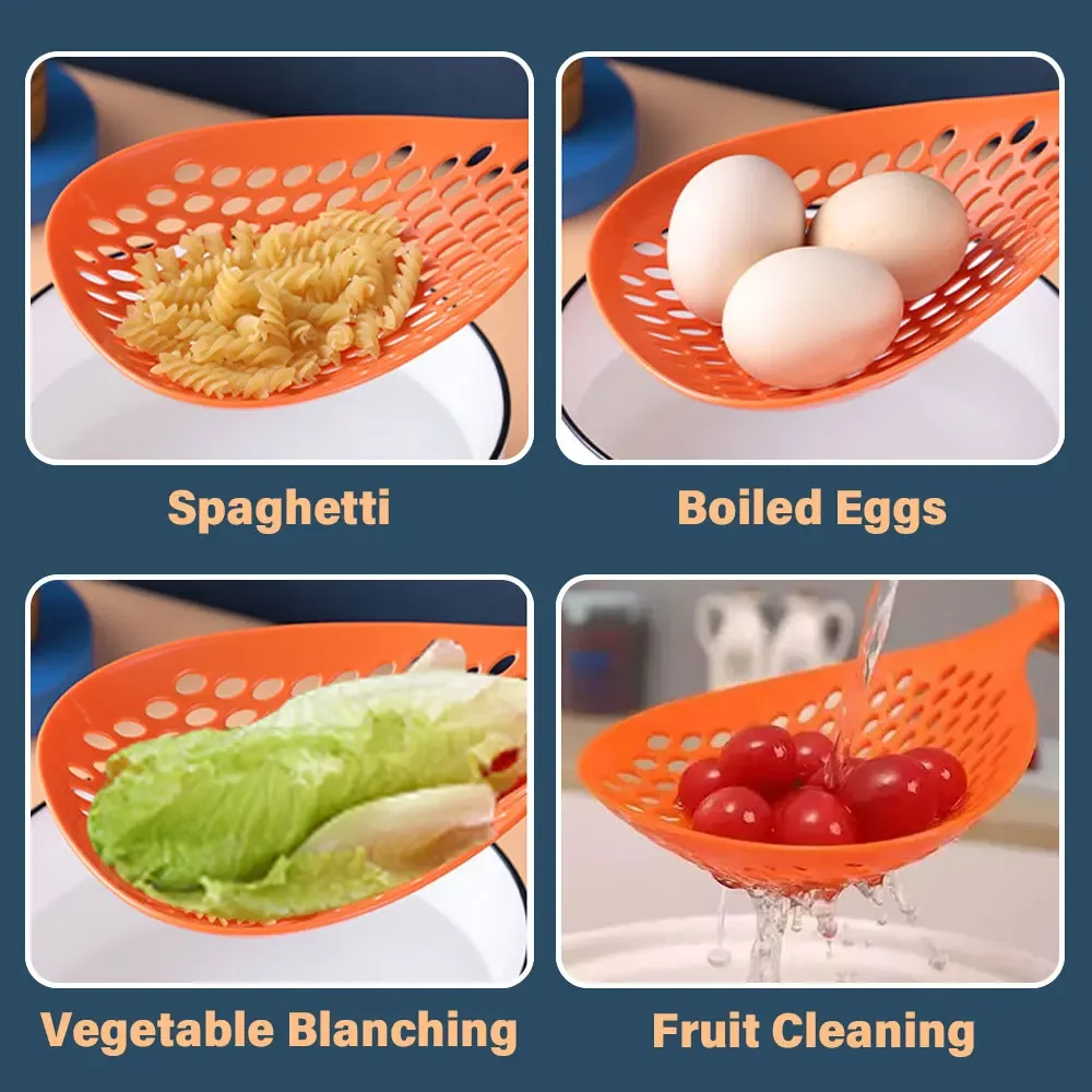 1 pc Large Capacity Spoon Withstand High Temperature Hung Dumplings Leaking Net Not Easy To Deform Kitchen Supplies image 5