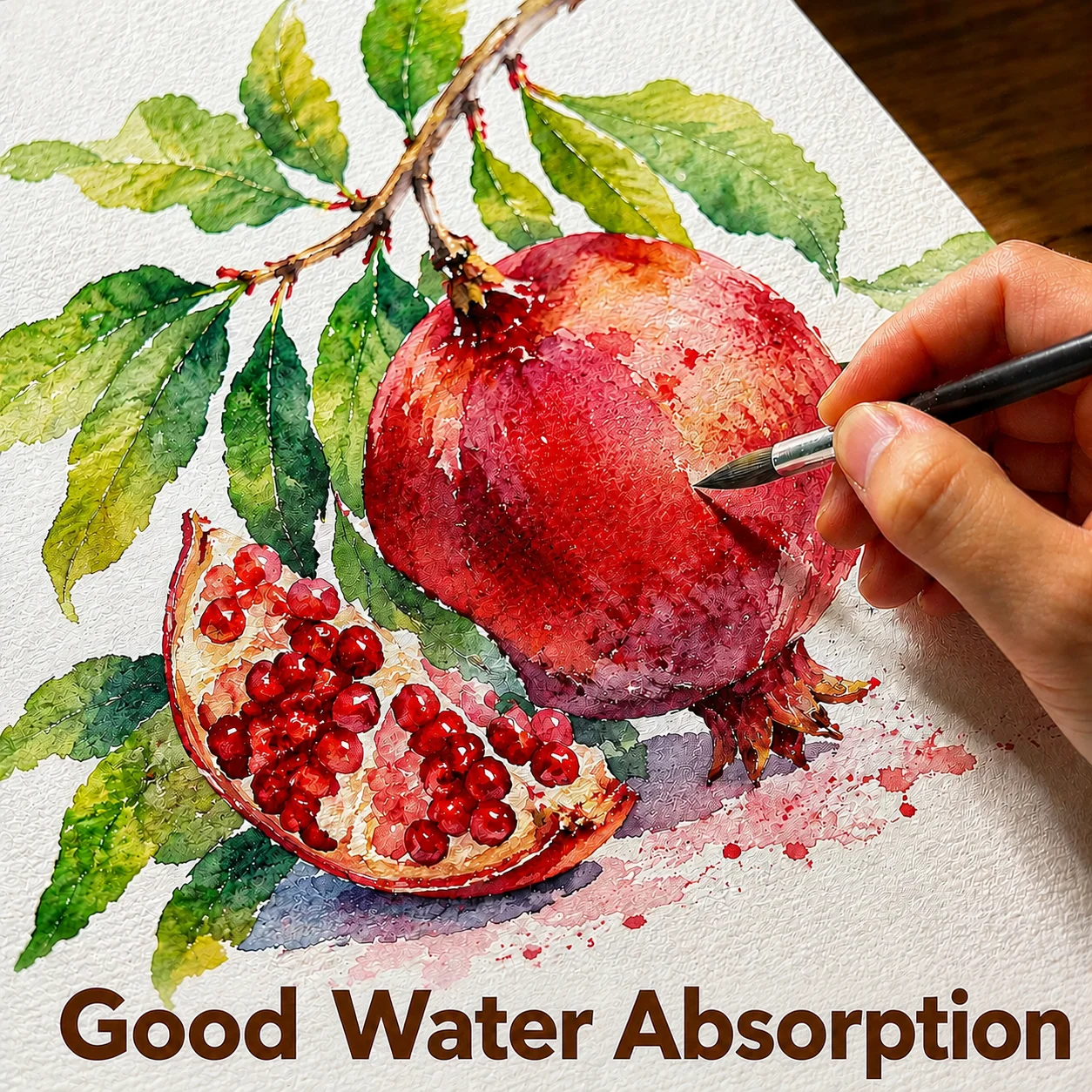 40 Sheets Watercolor Paper for Painting, High-Quality Thick Paper 300gsm/140lb, 5×7inch, for Artists, Hobbyists and Adults